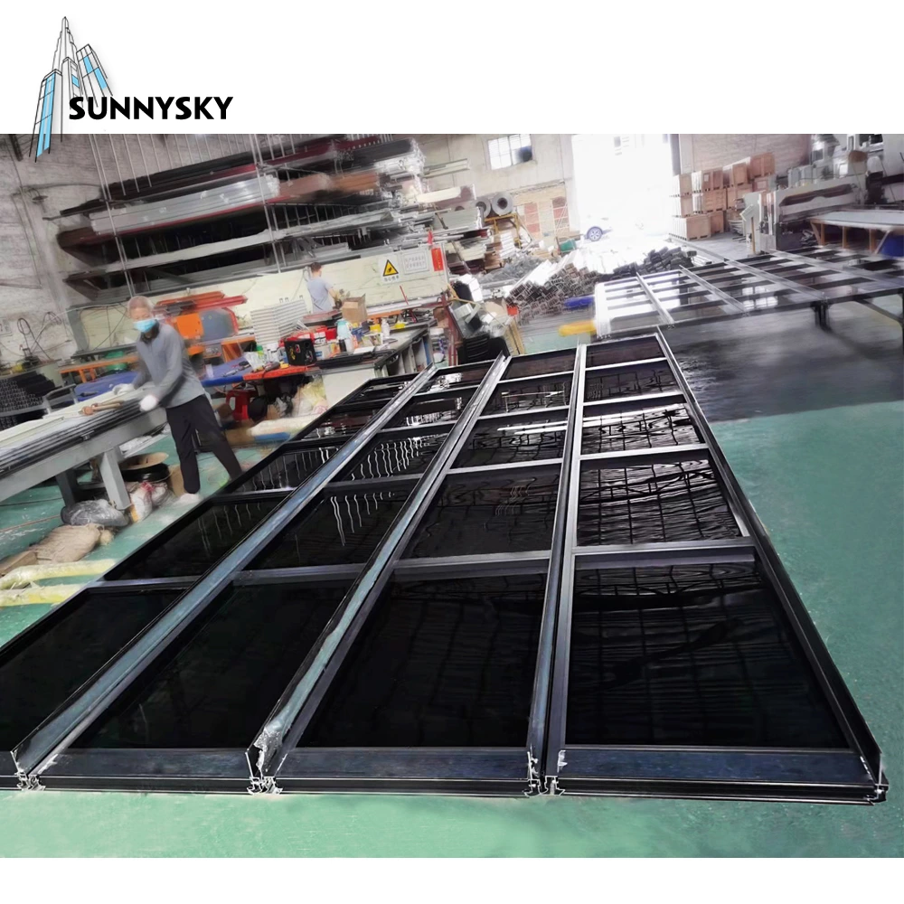 Two sided sectional garage doors foshan