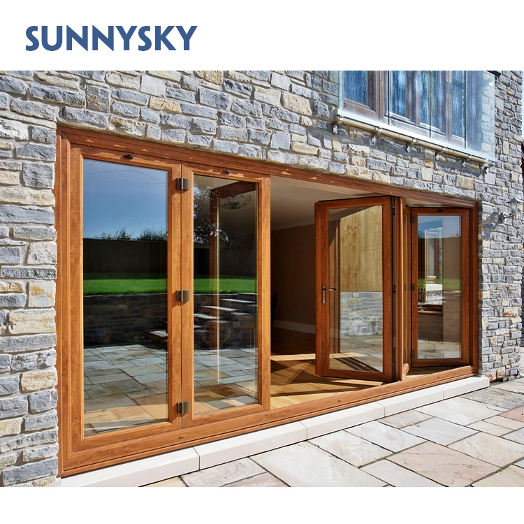 Direct selling heat insulation aluminum alloy folding door restaurant home office hotel