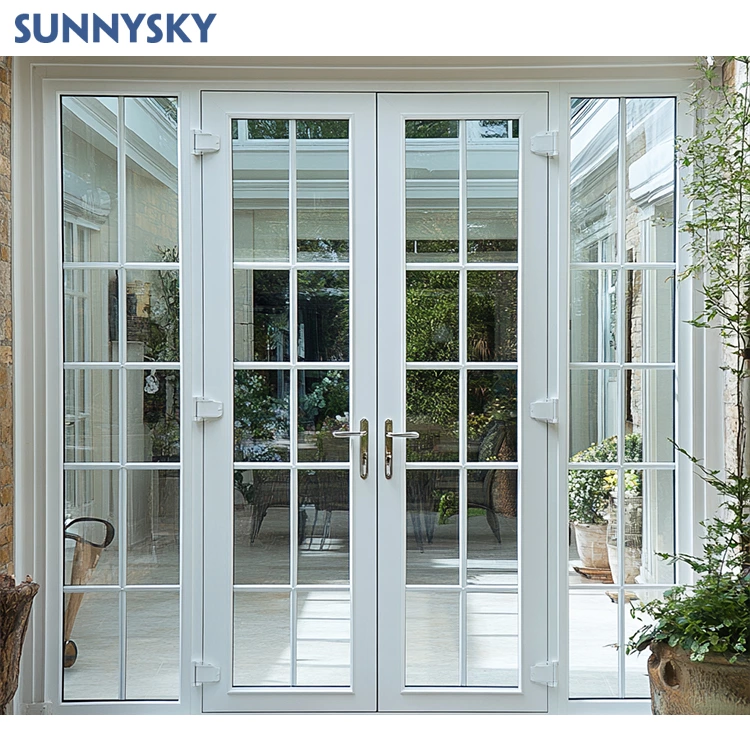 European new grill designs insulation custom factory interior aluminum door entrance door glass casement french doors