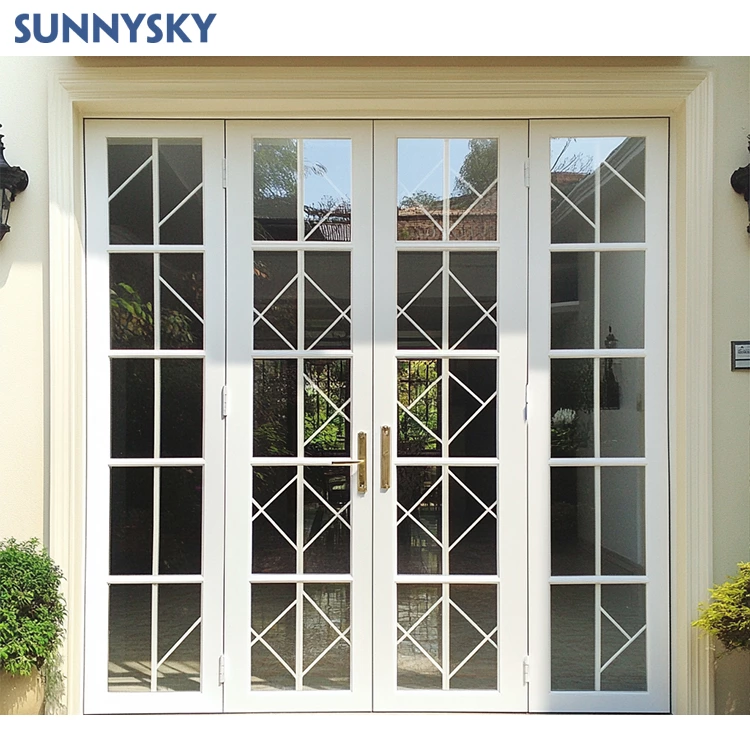 European new grill designs insulation custom factory interior aluminum door entrance door glass casement french doors