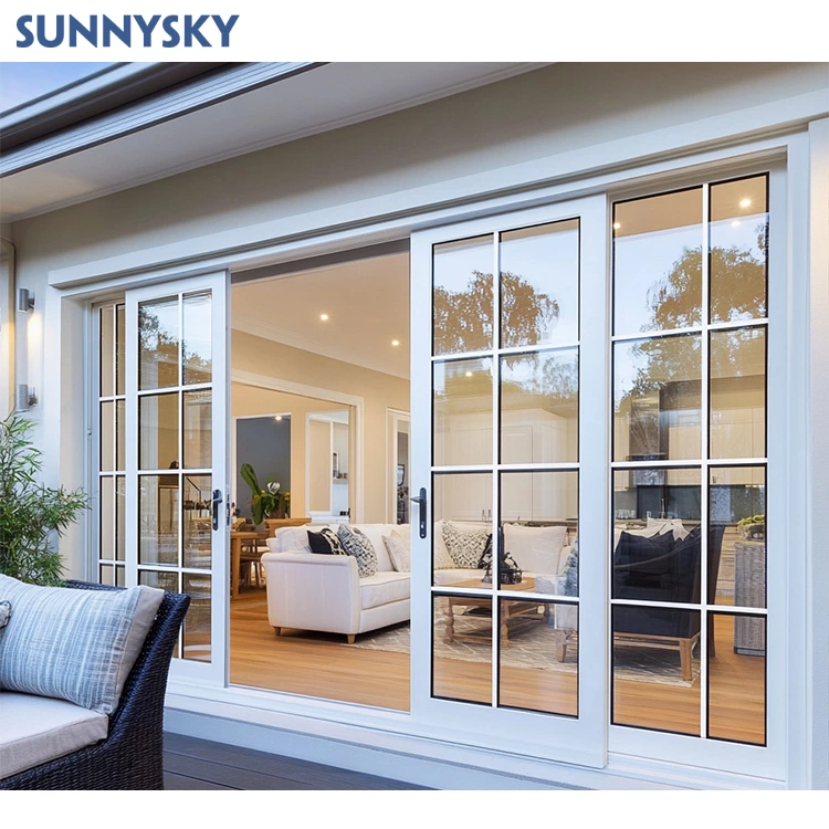 European new grill designs insulation custom factory interior aluminum door entrance door glass casement french doors