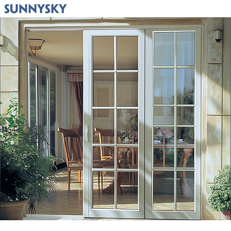 European new grill designs insulation custom factory interior aluminum door entrance door glass casement french doors
