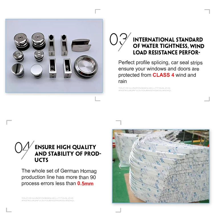 Sunnysky Hotel Sliding Shower Doors Bathroom Enclosure Home Villa Black Aluminum Shower Enclosure Sliding 8mm Glass Shower Door Screen